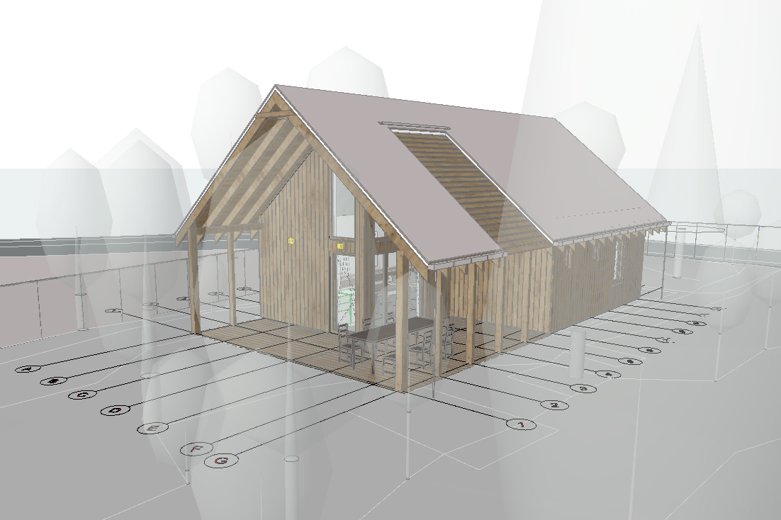 This Equinox project involves designing and building a small family home in Szigetmonostor.