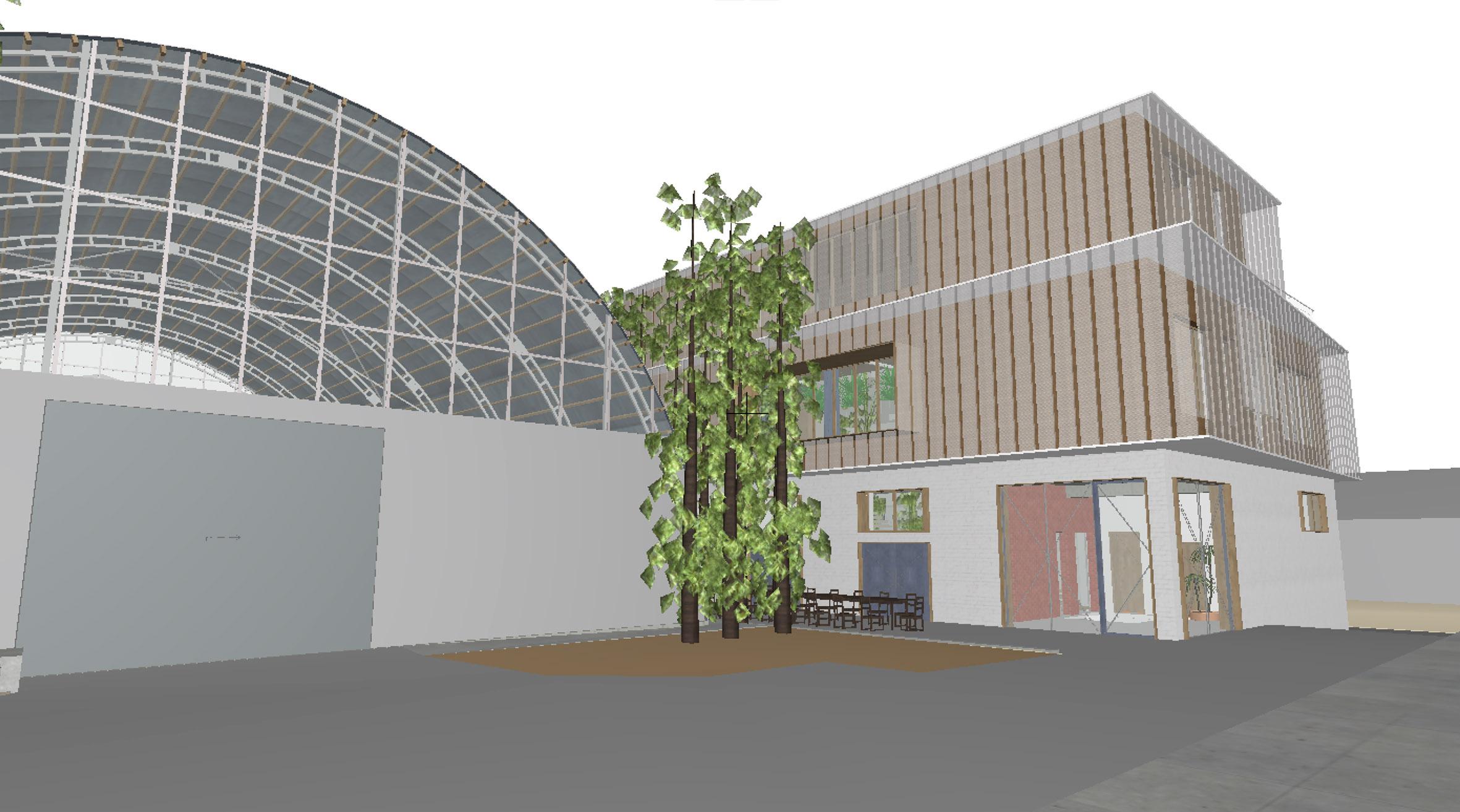 Equinox is using the Hangar as workshop and storage facility and is proposing to transform the space into our new headquarters, home for our interdisciplinary design and build team.