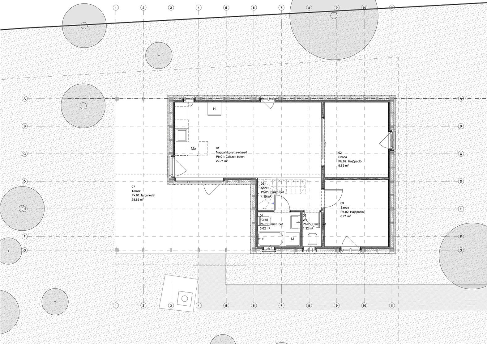 This Equinox project involves designing and building a small family home in Szigetmonostor.