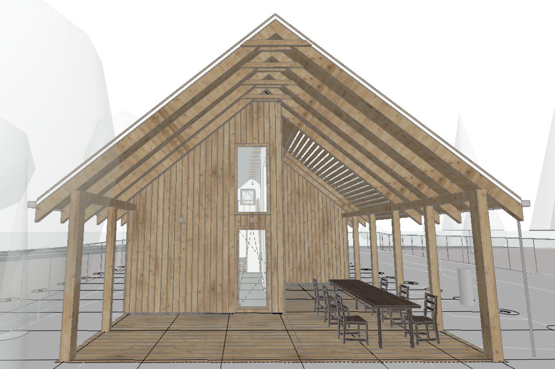 This Equinox project involves designing and building a small family home in Szigetmonostor.