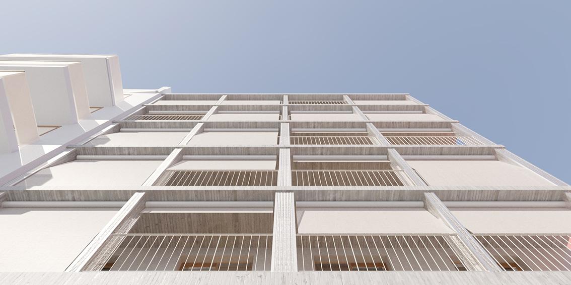 Equinox designed this 16-units multi-residential building in Budapest.